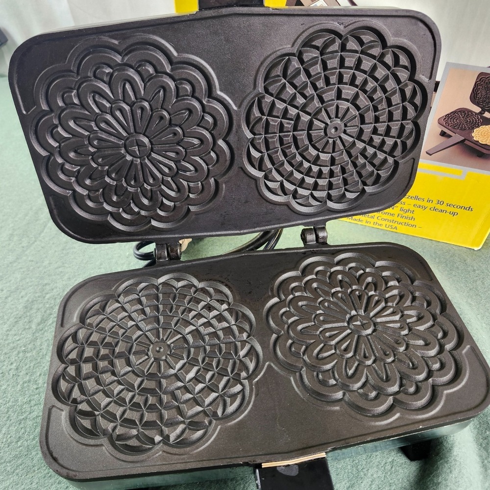 Vitantonio Pizzelle Chef No. 300-NS Italian Cookie Maker - Picture 4 of 10